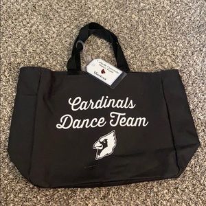 Catholic University/CUA cardinals dance team bag